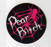画像1: DearBitch丸型ステッカー　